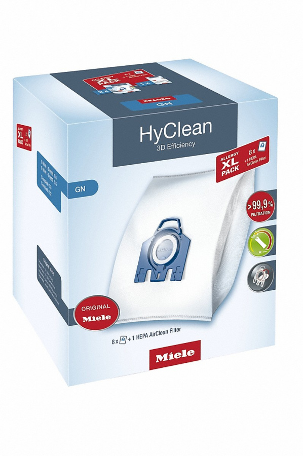 Комплект мешков пылесбор. Allergy XL Pack 2 HyClean GN + фильтр HA50